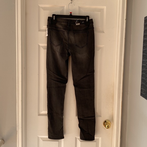 New grey stretch skinny ankle pants-smoke free home - Picture 2 of 2